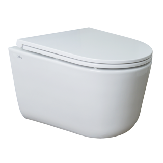 Сет AZARIO AZ-8010-1000+LY1100R унитаз подвесной Creo Ceramique LYon 2.0 с системой смыва Tornado в комплекте с быстросъемным сиденьем микролифт